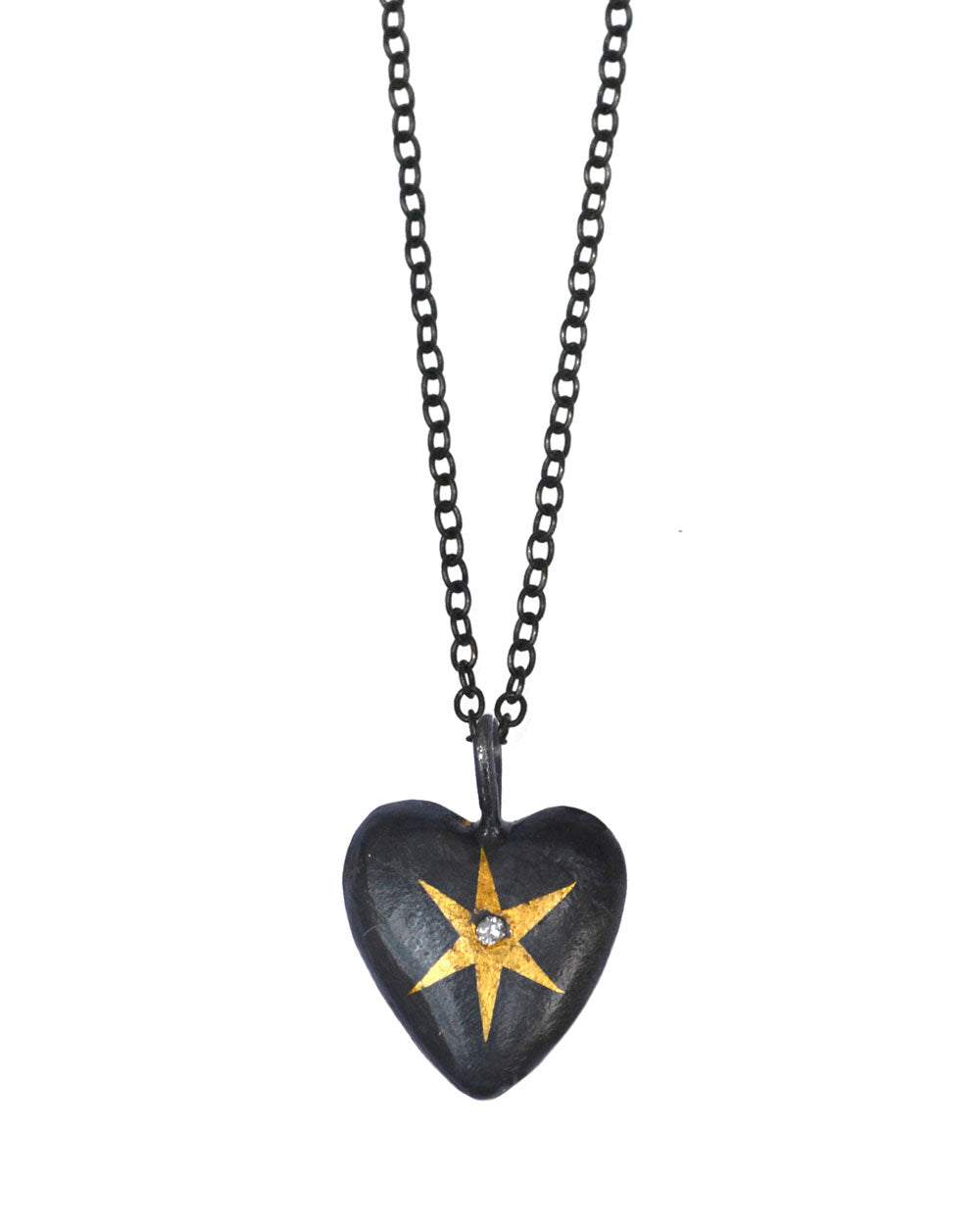 Heart Wrapped Star Pendant Necklace