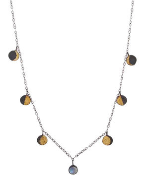 Lunar Layers Moonstone Necklace