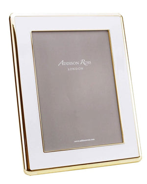 White and Rose Gold Picture Frame