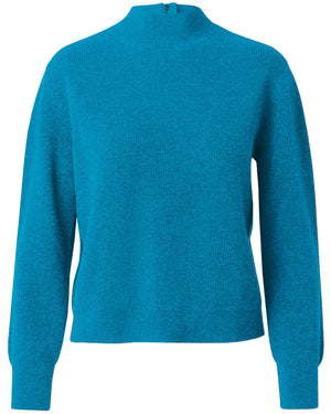 Cerulean Mockneck Long Sleeve Pullover