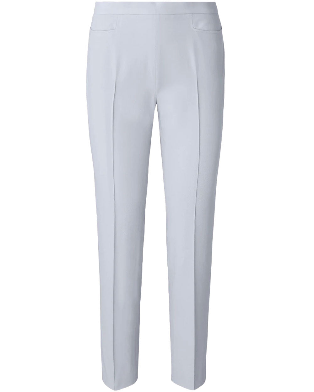 White Straight Ankle Franca Pant