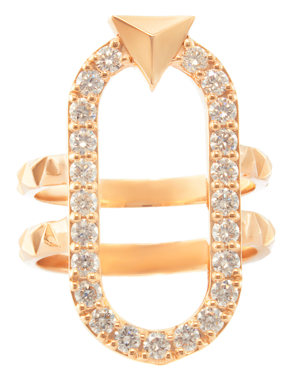 Rose Gold Diamond Energy Ring