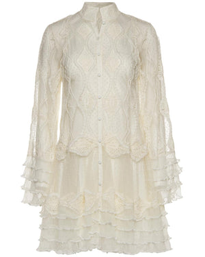 Ivory Lace Perlina Dress