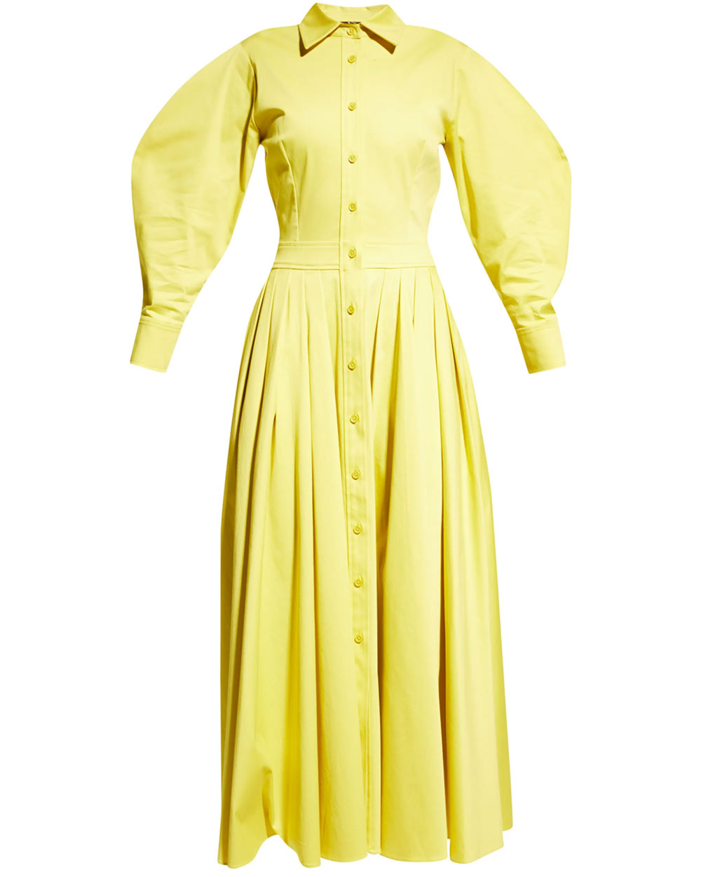 Alexis Yellow Nicolla Long Shirt Dress – Stanley Korshak