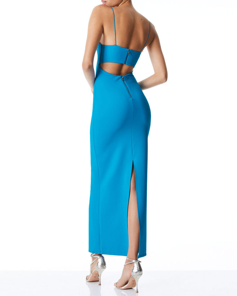 Ocean Blue Nelle Cutout Maxi Dress