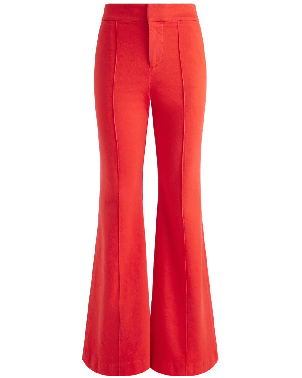 Alice + Olivia The Jane Denim Trouser in Chili Pepper – Stanley Korshak