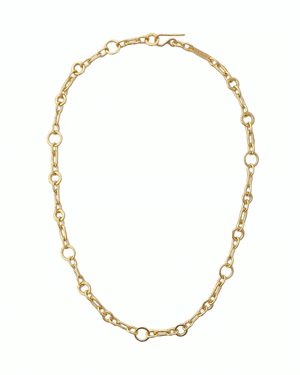 18k Gold-Plated Sterling Silver Kraft Chain Necklace