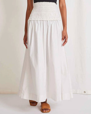 Salt Ora Smocked Maxi Skirt