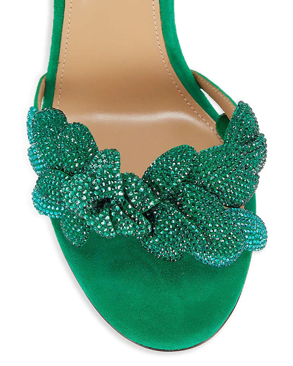 Galactic Flower Sandal in Emerald