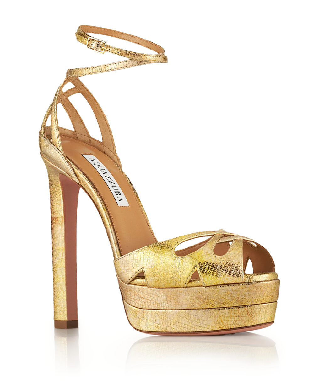 All Dolled Up Sandal Plateau 140 in Gold
