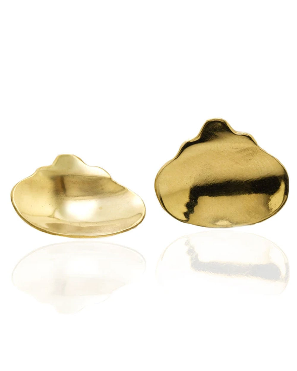 Brass Maru Mini Earrings