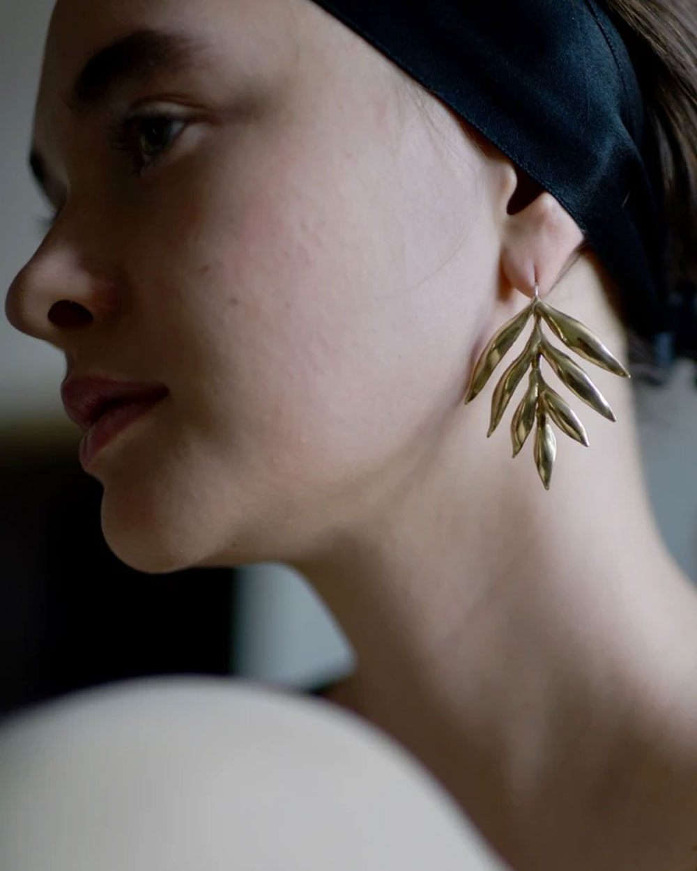 Brass Freya Earrings