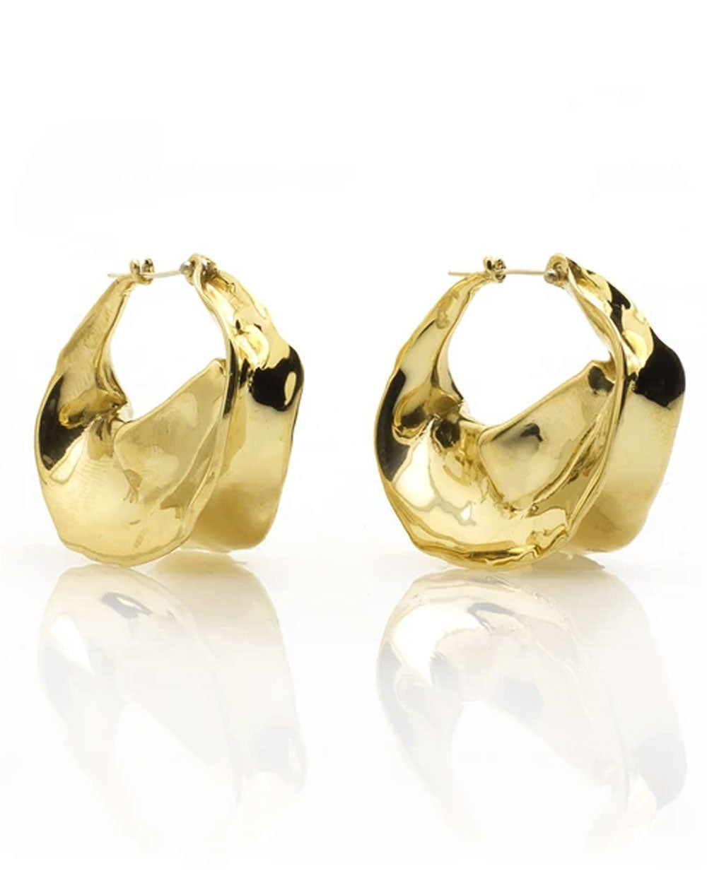 Brass Georgia Earrings