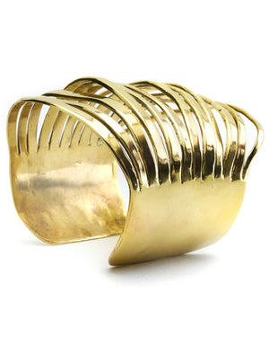 Brass Koba Cuff Bracelet