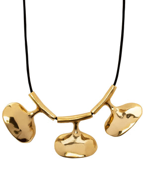 Brass Shio Pendant Necklace