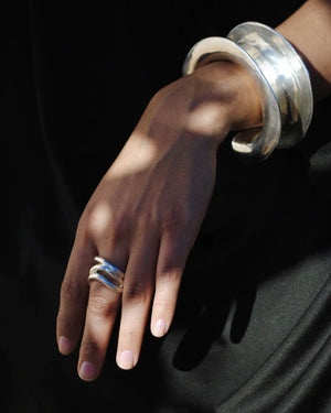Sterling Silver Shishi Ring
