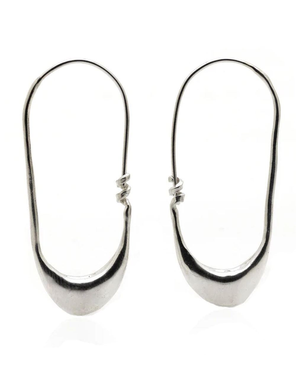 Sterling Silver Sophornia Hoop Earrings