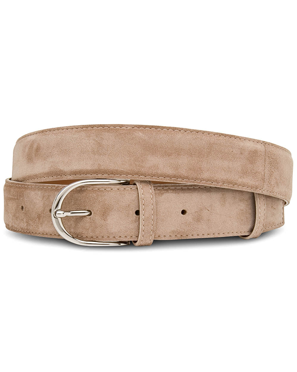 Fawn Suede Leather Belt