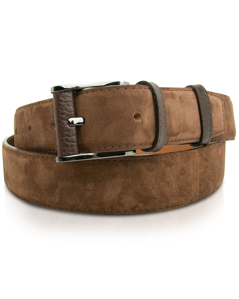 Suede Belt in Taupe