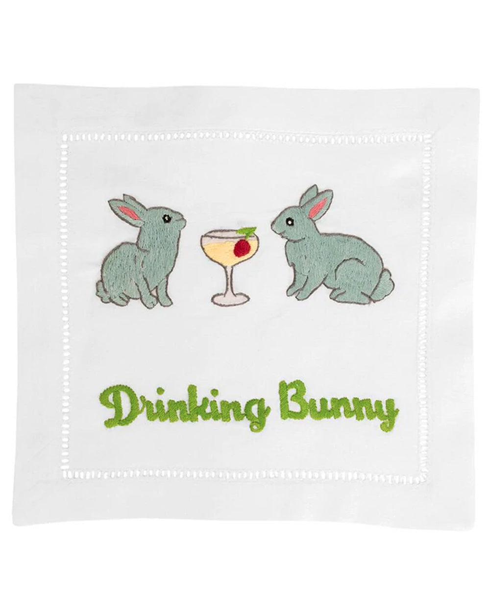Drinking Bunny Cocktail Napkin Set