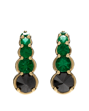 Emerald Belmont Mine Earrings