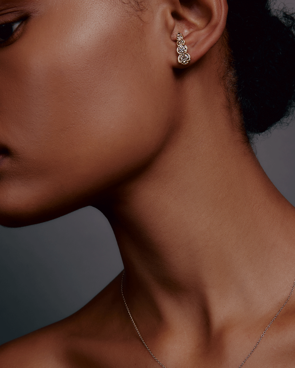 Brown Diamond Earrings