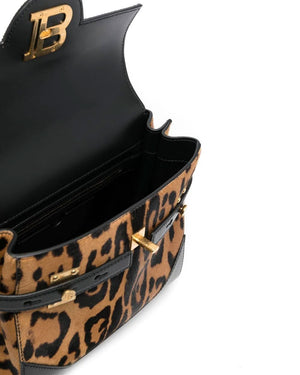 BBuzz 23 Leopard Calf Hair Crossbody Bag