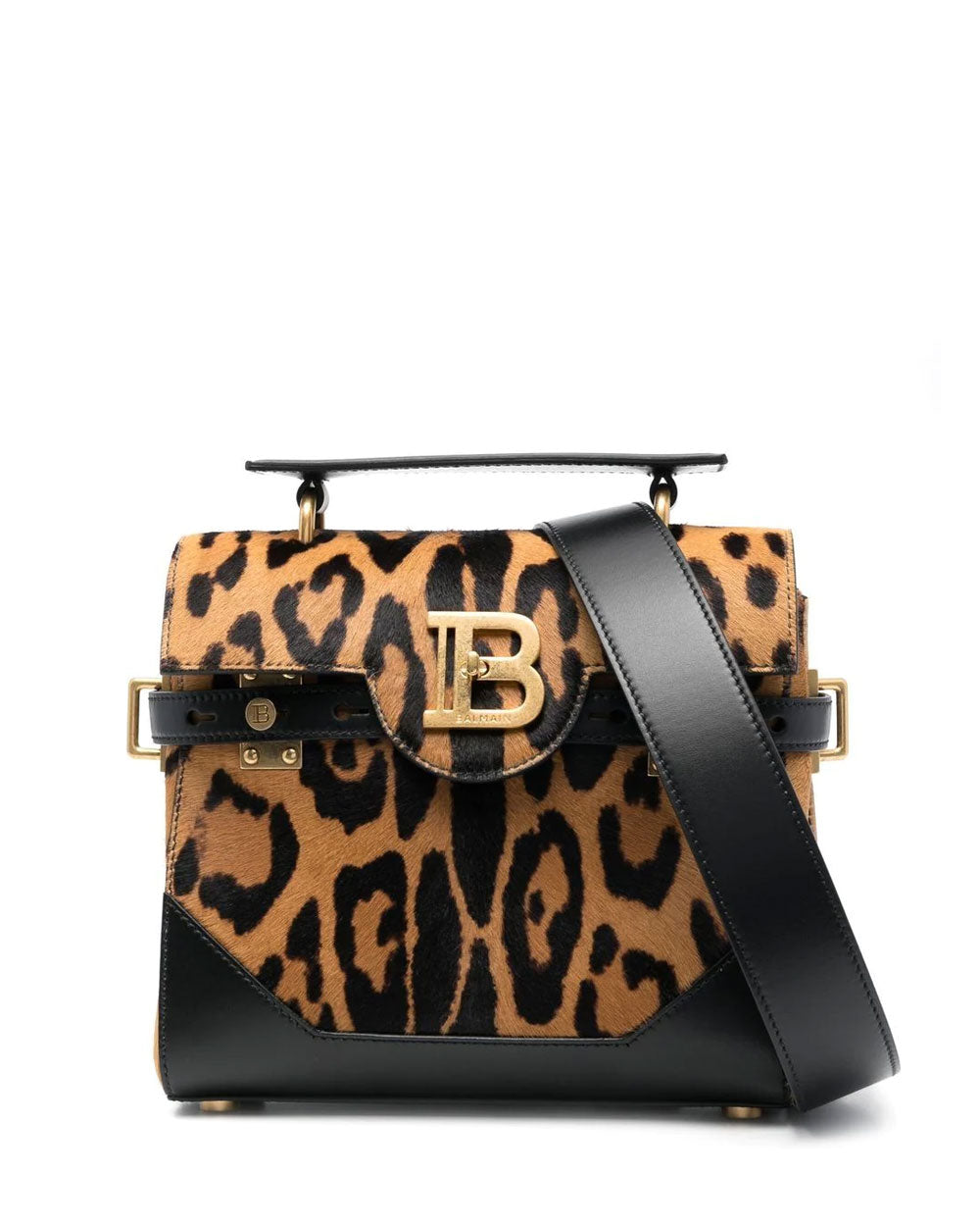 Balmain BBuzz 23 Leopard Calf Hair Crossbody Bag – Stanley Korshak