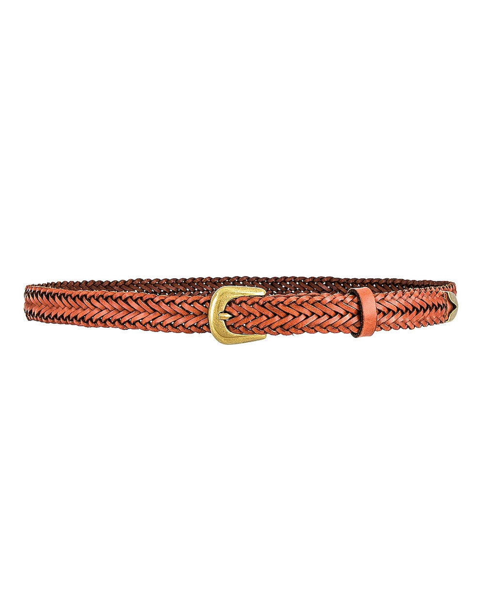 Brass Tiana Mini Leather Belt