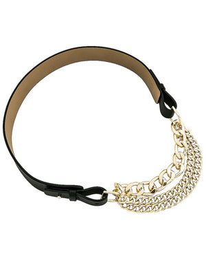 Naomi Belt in Black and Gold