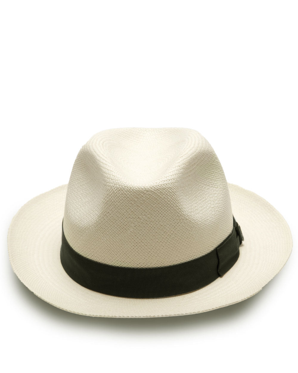 Panama Hat with Black Ribbon