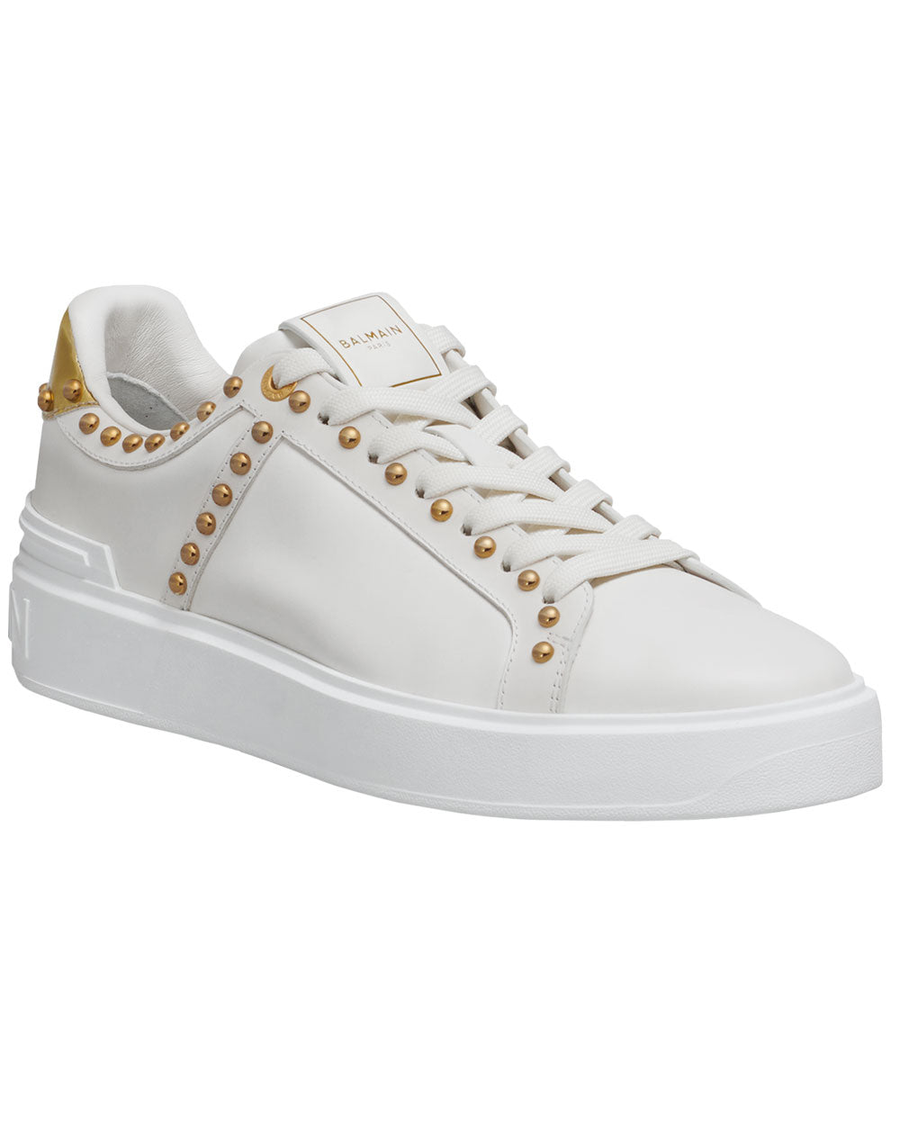 Balmain Studded B-Court Sneakers