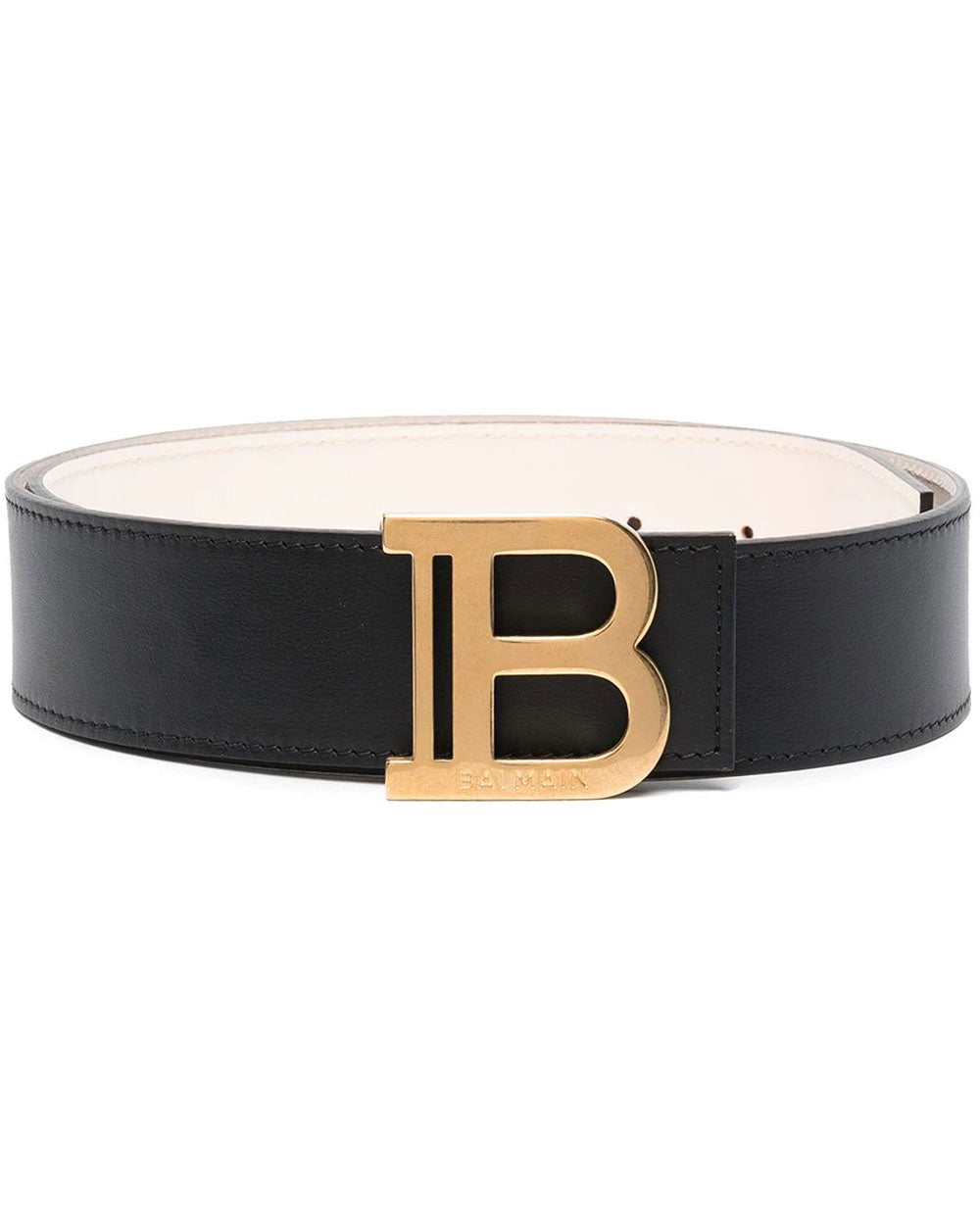 Black Calfskin B Belt