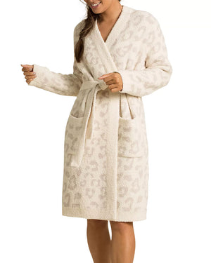 Cream and Stone Cozy Chic Barefoot in the Wild Robe