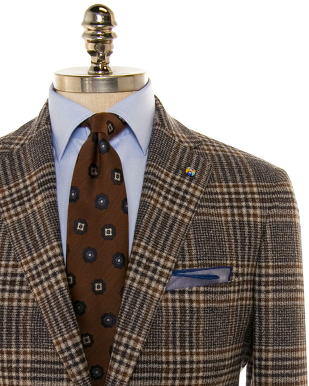 Brown and Navy Deconstructed Sportcoat
