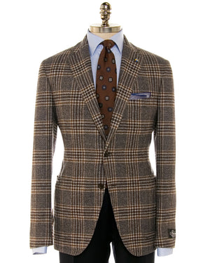 Brown and Navy Deconstructed Sportcoat