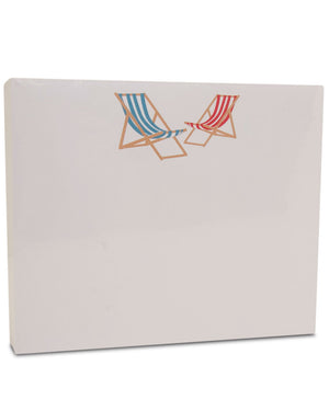 Beach Chairs Large Luxe Notepad