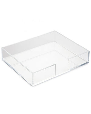 Large Lucite Notepad Tray