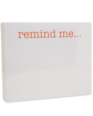 Remind Me Large Luxe Notepad