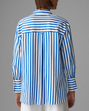 Atlantic Blue Stripe Samie Shirt