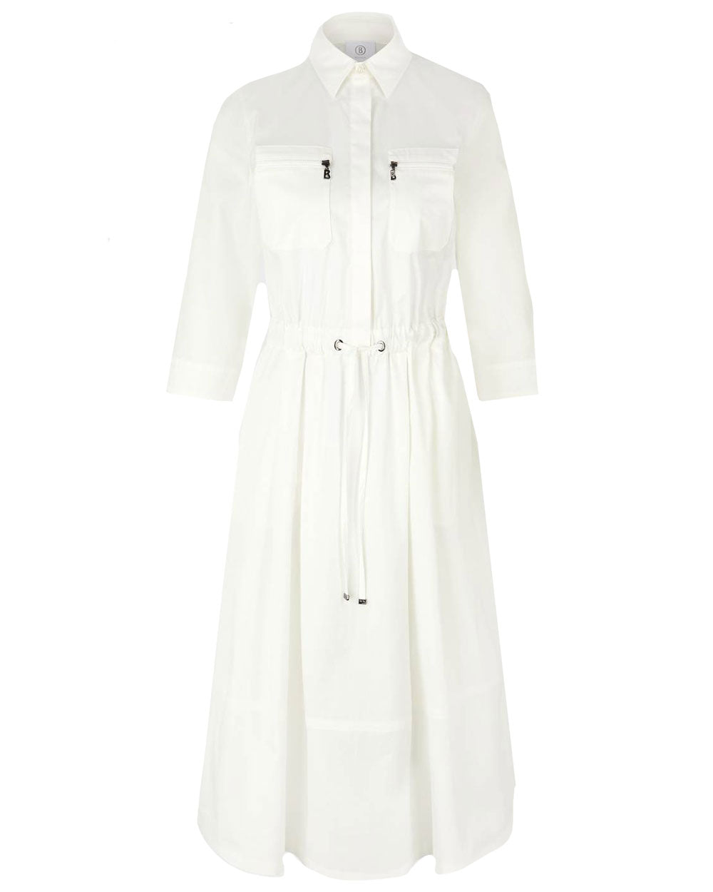 White Aimie Shirt Dress