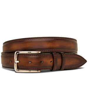 Brigante Giallo Mattone Leather Belt