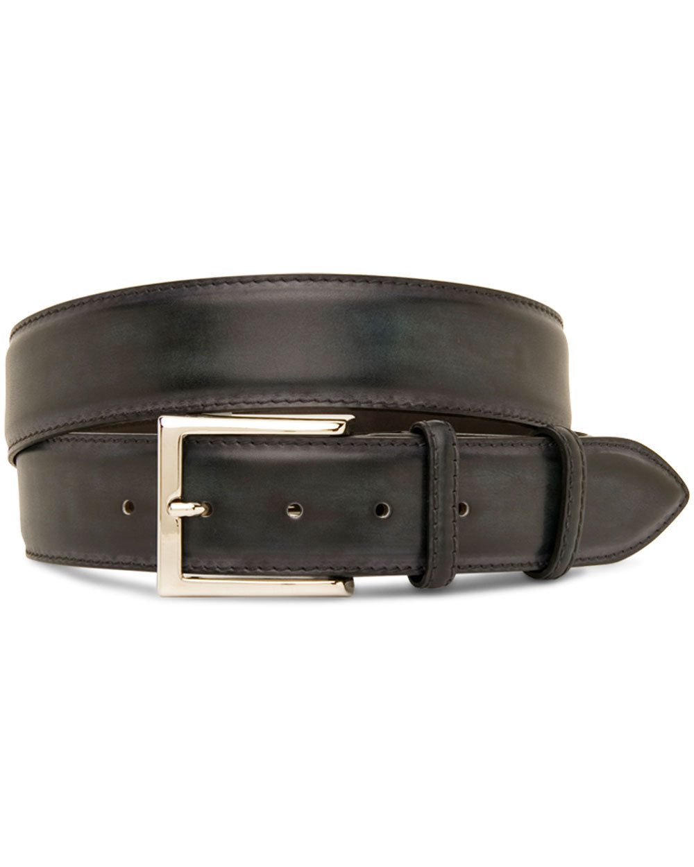 Enrico Nero Smeraldo Leather Belt
