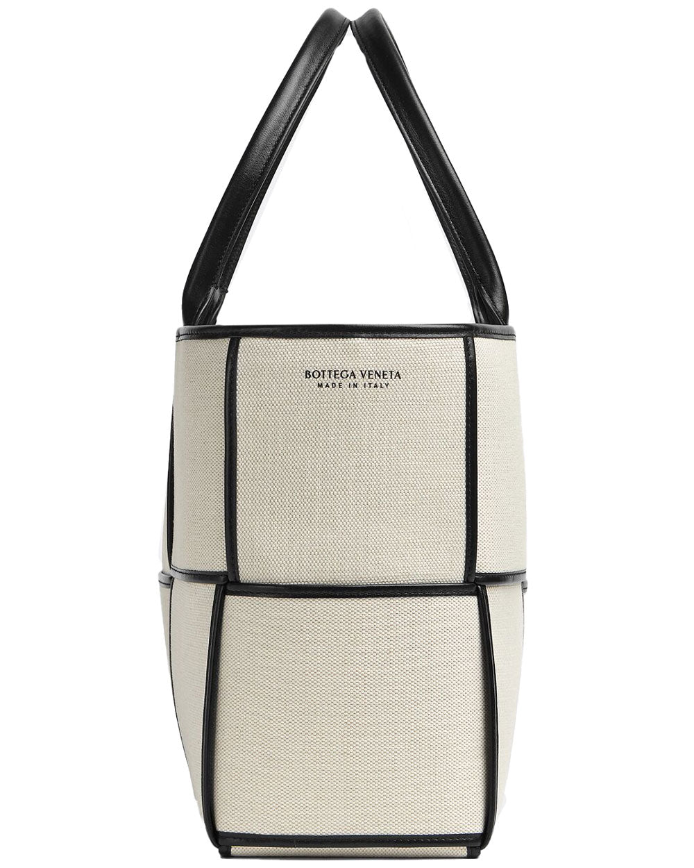 Medium Arco Tote in Natural and Black