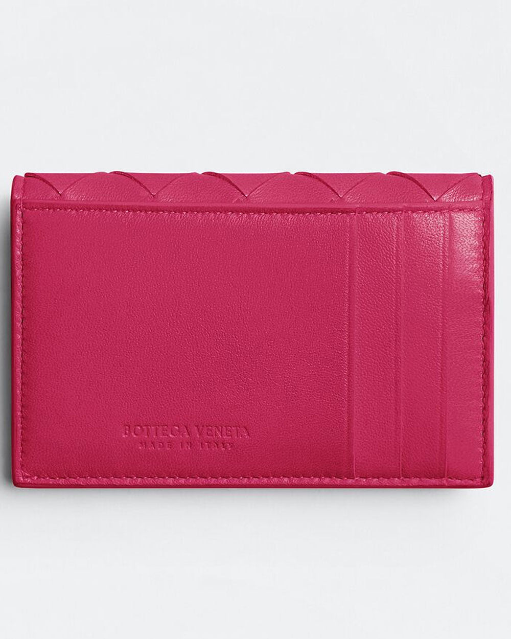 Card Case with Coin Purse in Cranberry