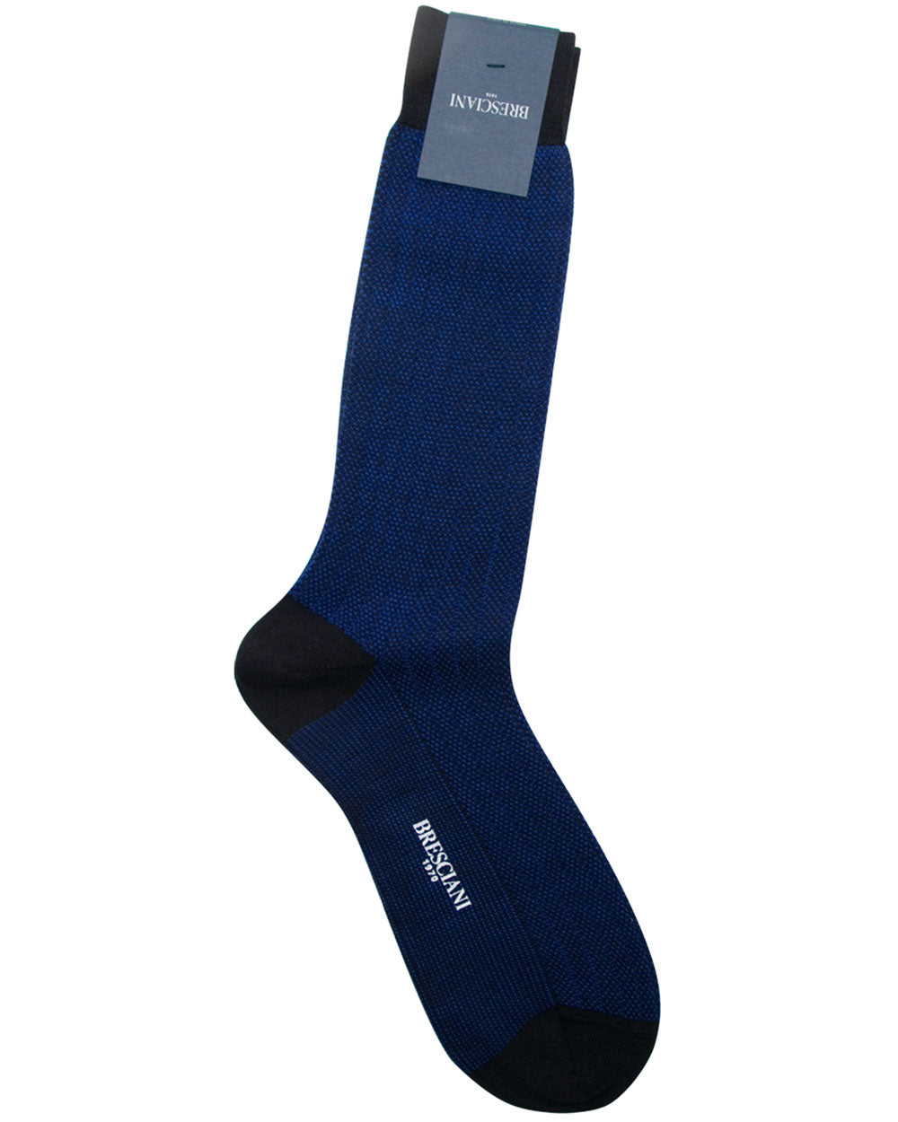 Blue and Royal Wool Midcalf Socks