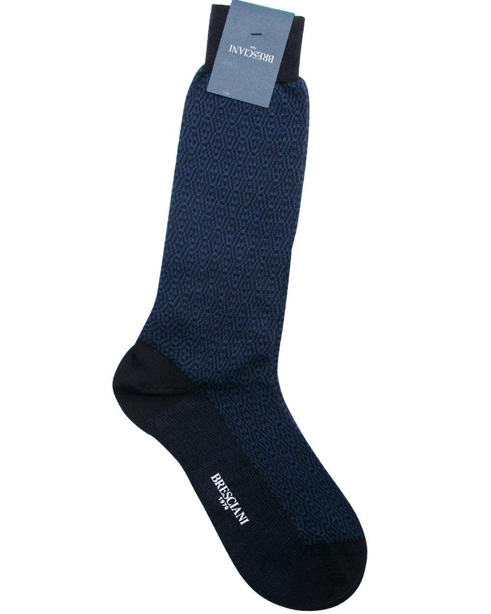 Navy and Blue Nuclear Midcalf Socks