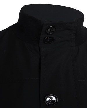 Black Performa Silk Jacket