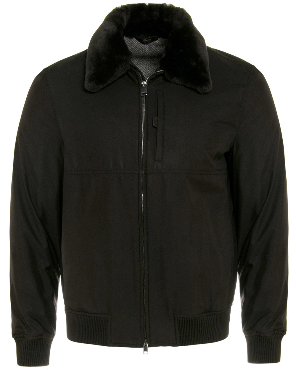 Black Performance Silk Jacket