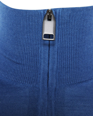 Bluette Cashmere Blend Quarter Zip Sweater